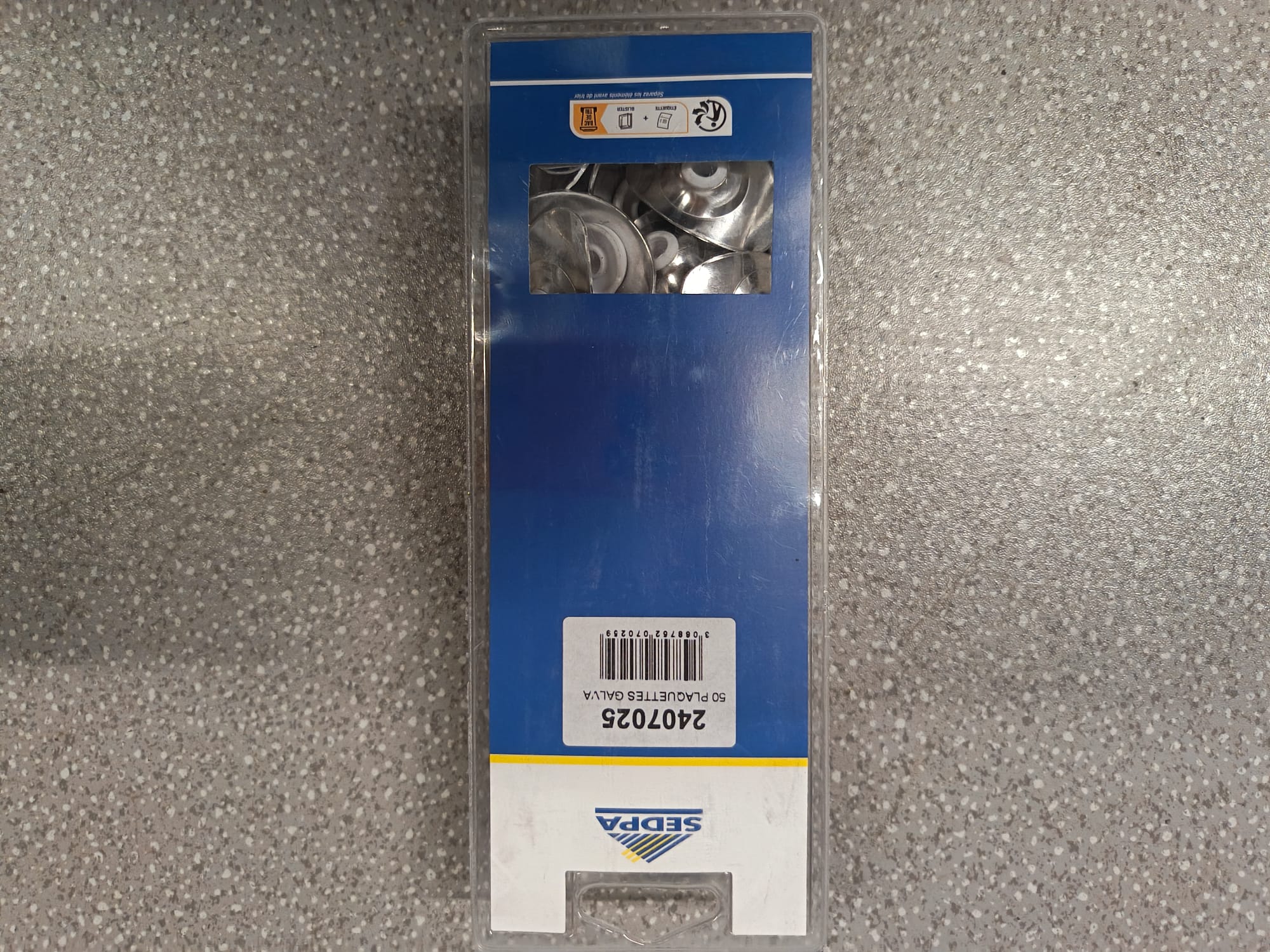 Boite de 50 plaquettes étanches pour bac acier Ondofix - SEDPA - Image 3