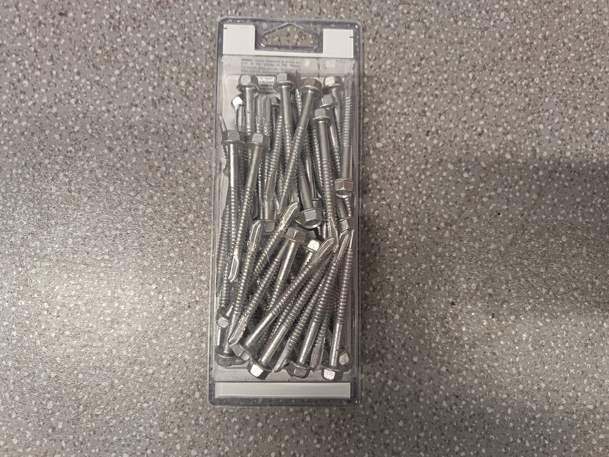 Boite de 50 vis alu zinc auto perceuses pour bac acier Ondofix Galva diamètre 10mm - SEDPA - Image 4